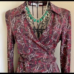 Diane Von Furstenberg silk wrap dress